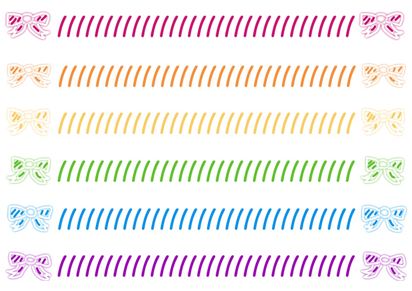 PNG(背景なし、透明) ライン素材1