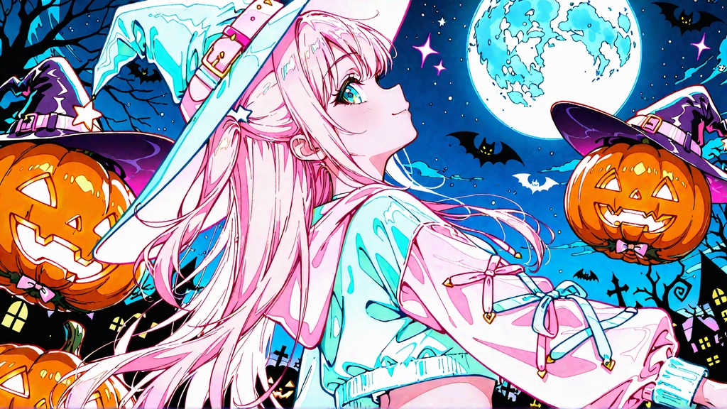 【AImusic】【フリーBGM】Kawaii Halloween Mix 2025【Kawaii Future Bass,EDM,Cute/勉強用/作業用/店内BGM/配信用/】