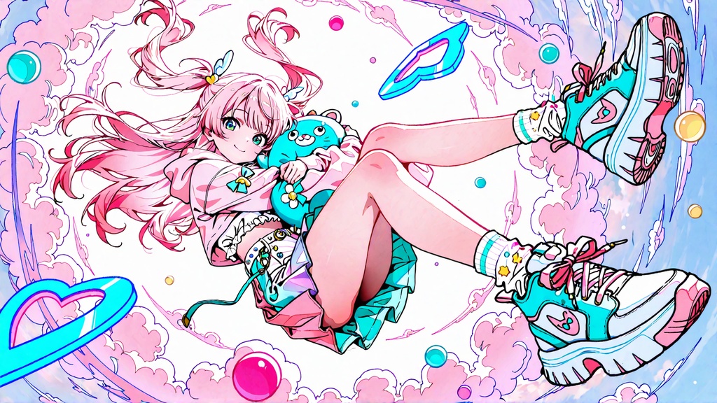 【AI音楽】【フリーBGM】Kawaii POP Mix #1【Kawaii POP,EDM,UpBeat,Cute/勉強用/作業用/店内BGM/配信用/】