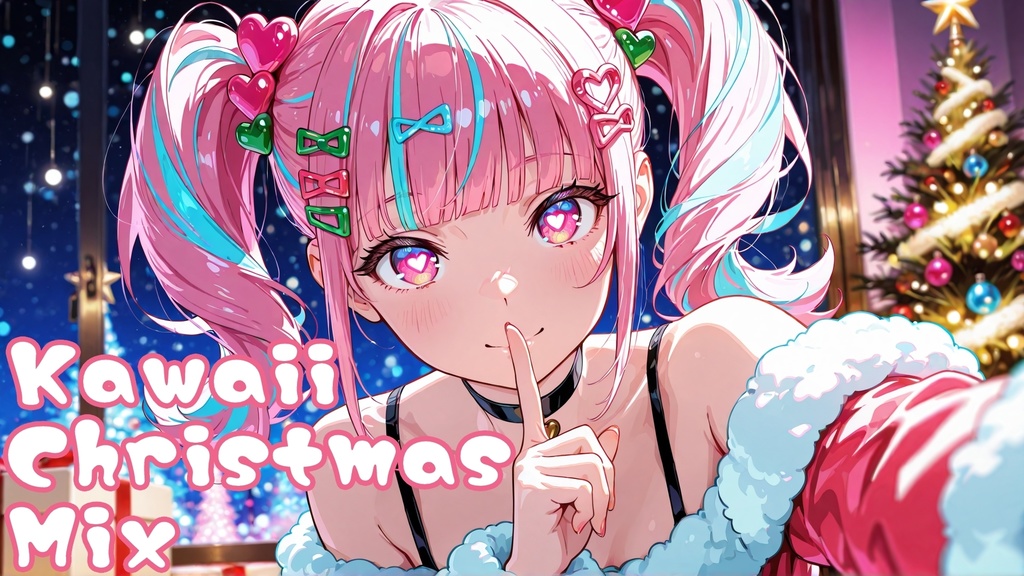 【AImusic】【フリーBGM】Kawaii Christmas Mix 【Kawaii Future Bass,EDM,クリスマス/勉強用/作業用/配信用/】