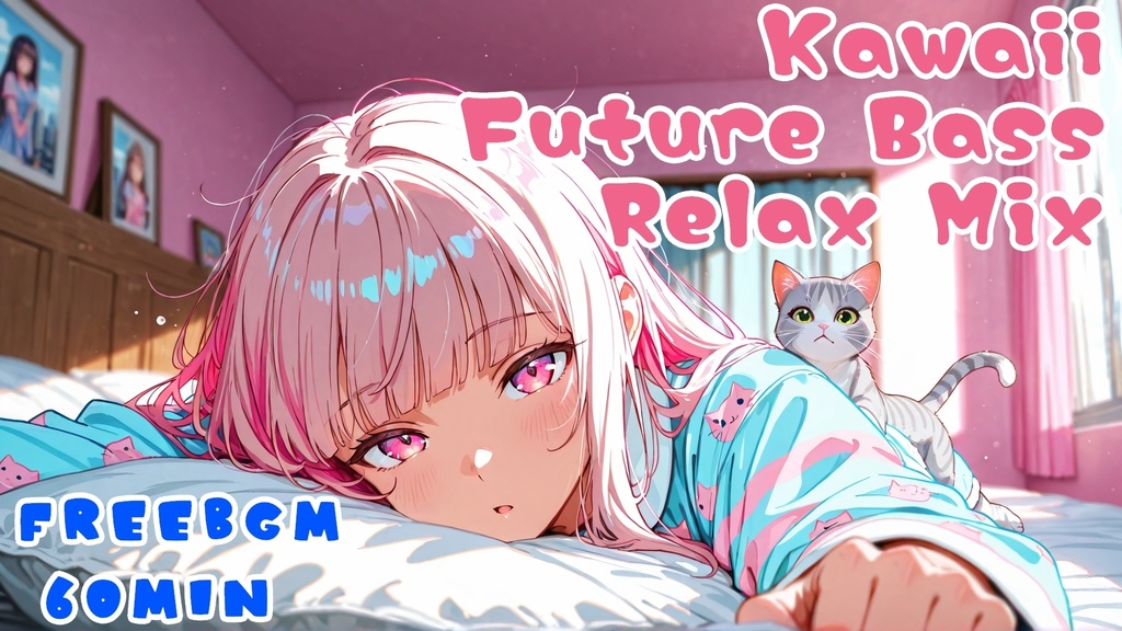 【AImusic】【フリーBGM】Kawaii Future Bass RelaxMix 【Kawaii Future Bass,EDM,のんびりリラックス/勉強用/作業用/店内BGM/配信用/】 