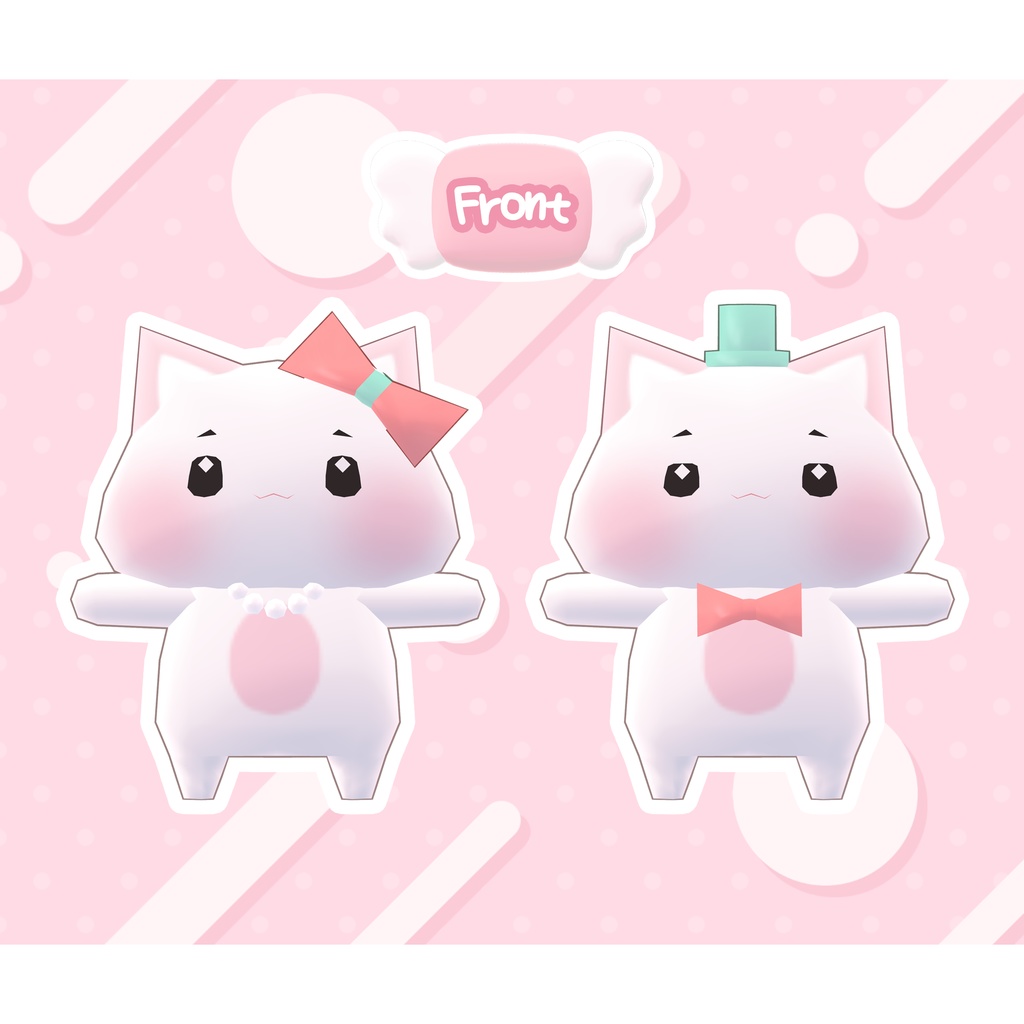 【無料】オリジナル3Dモデル ʚ ごしゅじんさま・おじょうさま(Fan Avatar) ɞ #YOUMAiDOLL