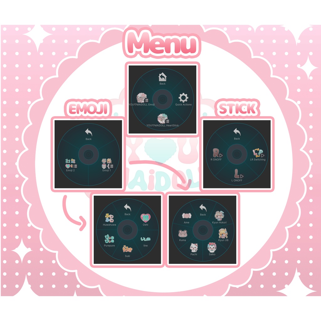 【MA対応/無料あり】応援セット ʚ HeartStick&Emoji ɞ #YOUMAiDOLL