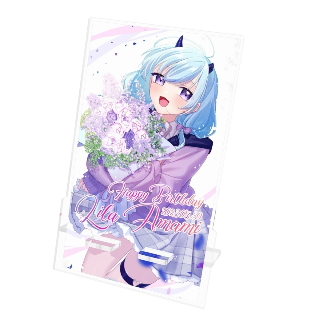 【直筆サイン入り】一周年記念ありがとう~~!♡【アクリルスタンド】