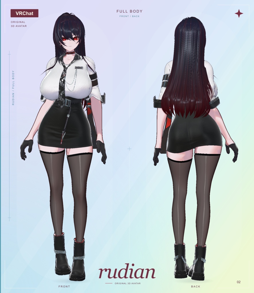 【初出品記念 50% OFF!】オリジナル3Dモデル「Rudian」