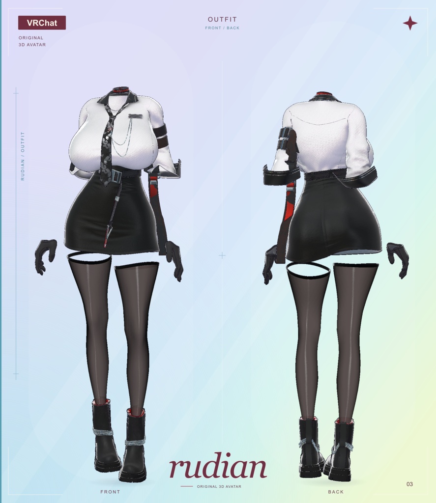 【初出品記念 50% OFF!】オリジナル3Dモデル「Rudian」