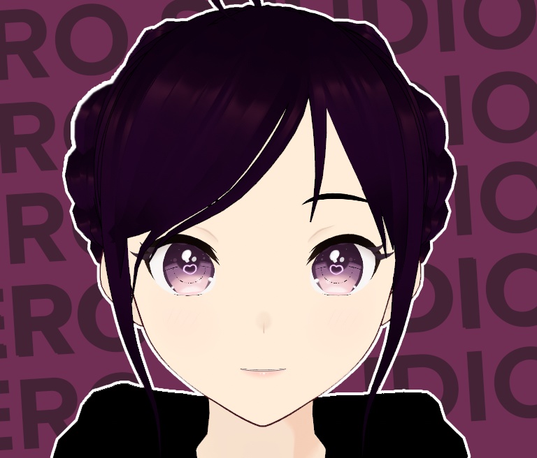 Cute heart high detail eyes (5 color variations)