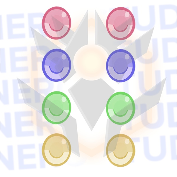 Cartoonish flat eyes (4 color variations)