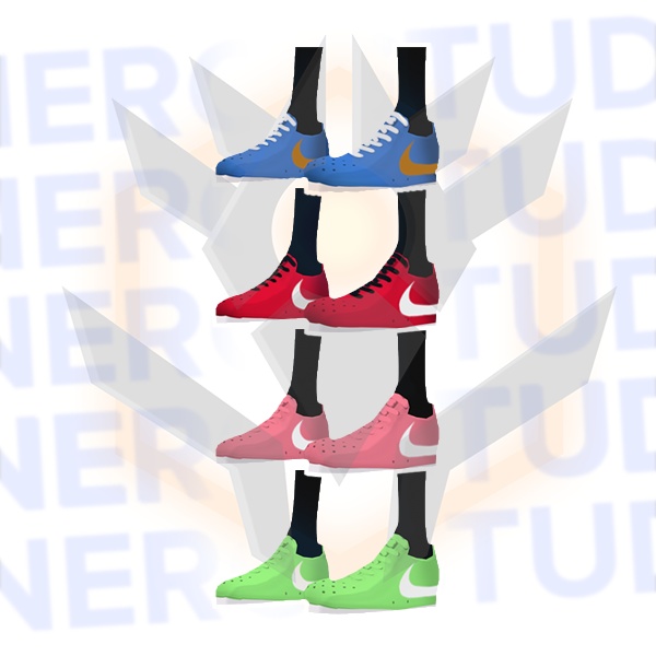 Sneakers shoes sport (5 variations)