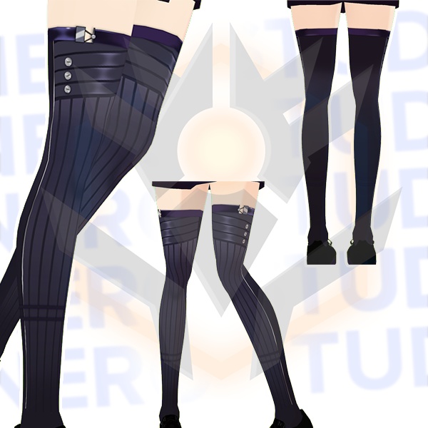 Socks stockings scifi cyberpunk look Vroid