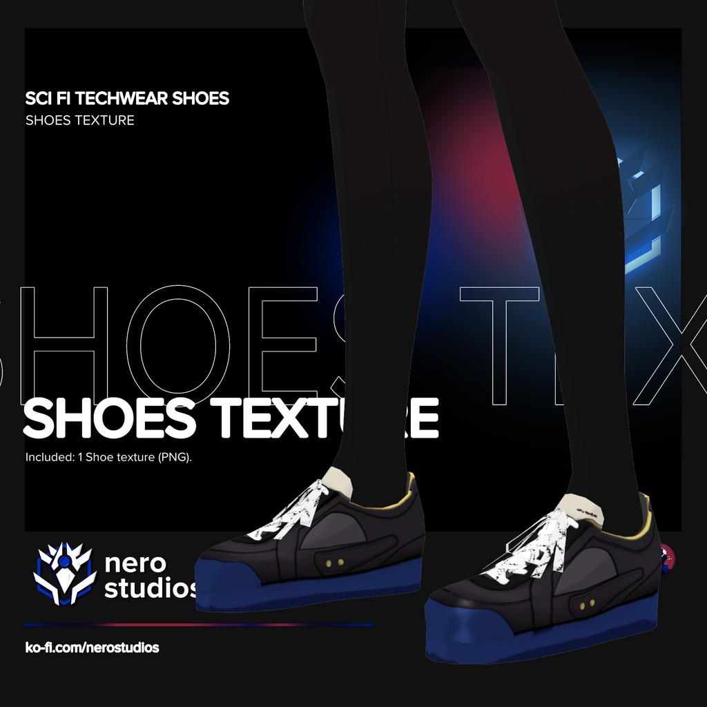SHOES TECHWEAR SCIFI STYLE SNEAKERS SKATER URBAN (re-edited)