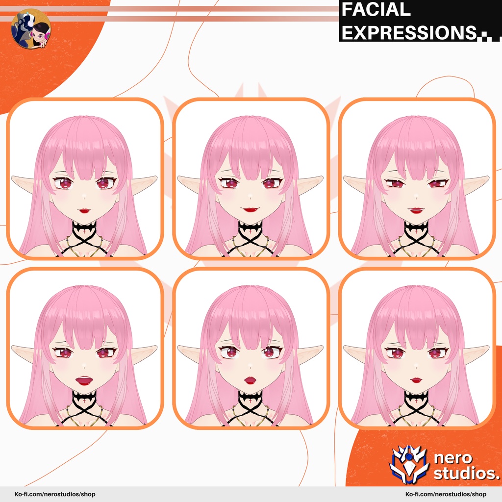 Elf Vroid set! Halloween Texture, assets, hair and outfits presets all included in Vroid Studio files / VRoid用衣装 ファンタジー ハロウィンセット エルフ 妖精 仙女 黒のドレス ハロウィン 黒のドレス ゴシック