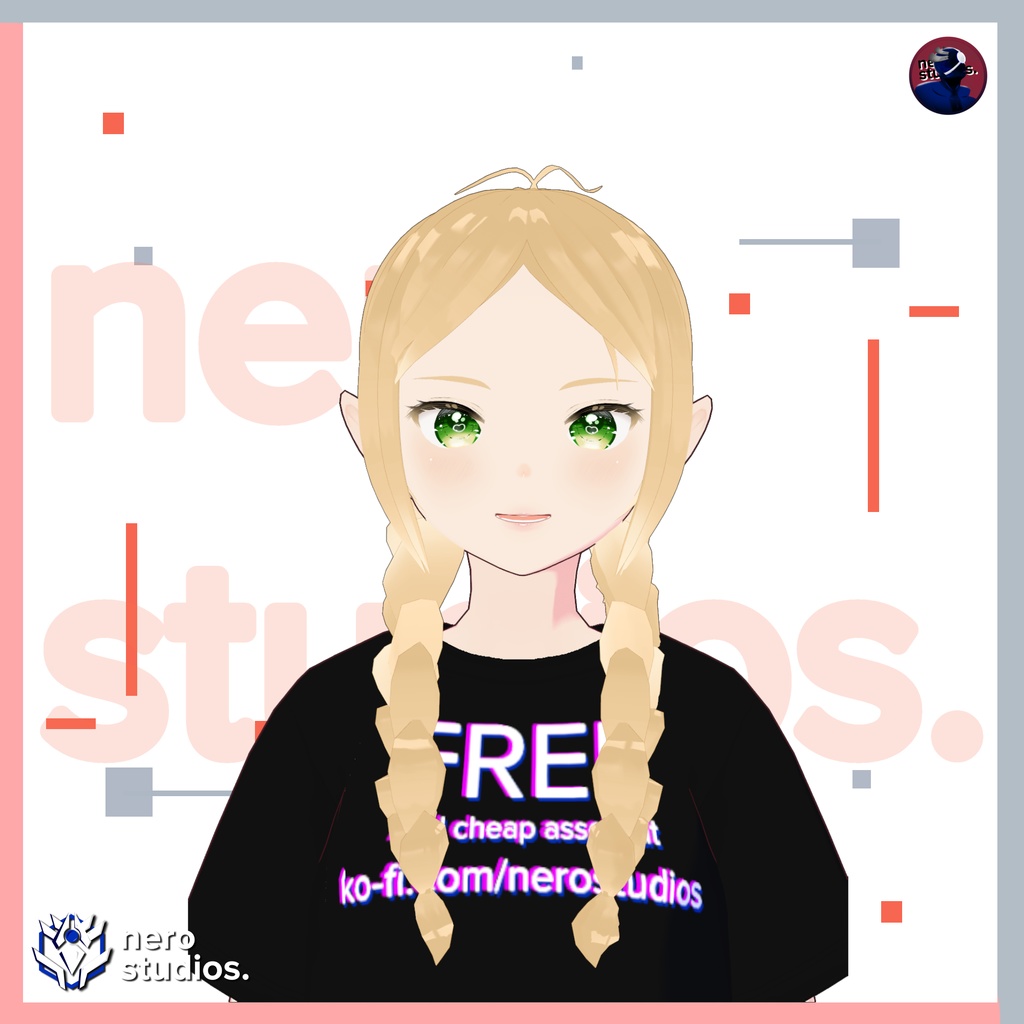5 VROID HAIRSTYLES SET #3 (5 VROID FILES) / Vtuber hairstyles set / Vroid hair assets / Vtuberの髪型 VRoidのヘアプリセット ヘア ポニーテール