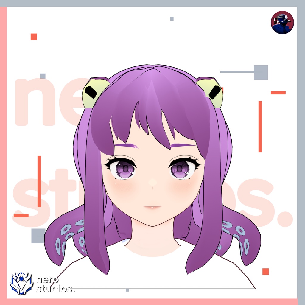 5 VROID HAIRSTYLES SET #3 (5 VROID FILES) / Vtuber hairstyles set / Vroid hair assets / Vtuberの髪型 VRoidのヘアプリセット ヘア ポニーテール