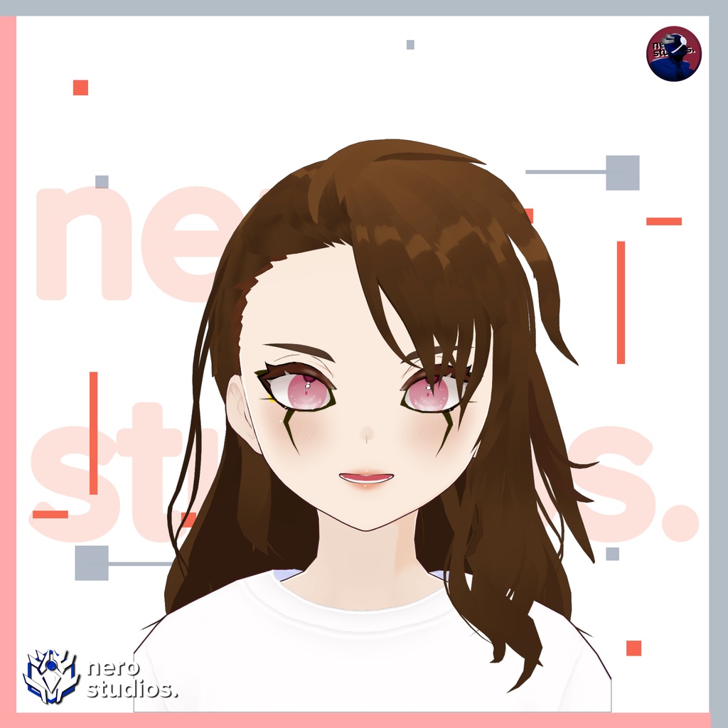 5 VROID HAIRSTYLES SET #3 (5 VROID FILES) / Vtuber hairstyles set / Vroid hair assets / Vtuberの髪型 VRoidのヘアプリセット ヘア ポニーテール