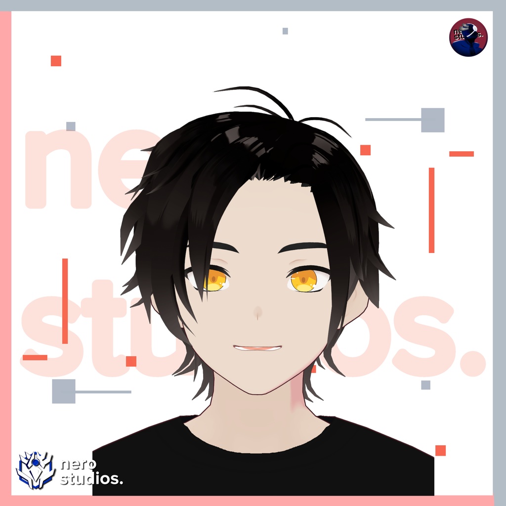 5 VROID HAIRSTYLES SET #3 (5 VROID FILES) / Vtuber hairstyles set / Vroid hair assets / Vtuberの髪型 VRoidのヘアプリセット ヘア ポニーテール