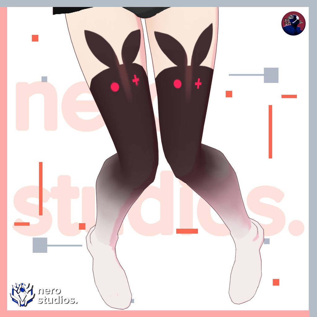 6 VROID SOCKS STOCKINGS MEGAPACK / Vtuber socks, Vroid stocking textures, assets, presets / 【VRoid用】タイツ&ソックスセット ストッキング ソックス