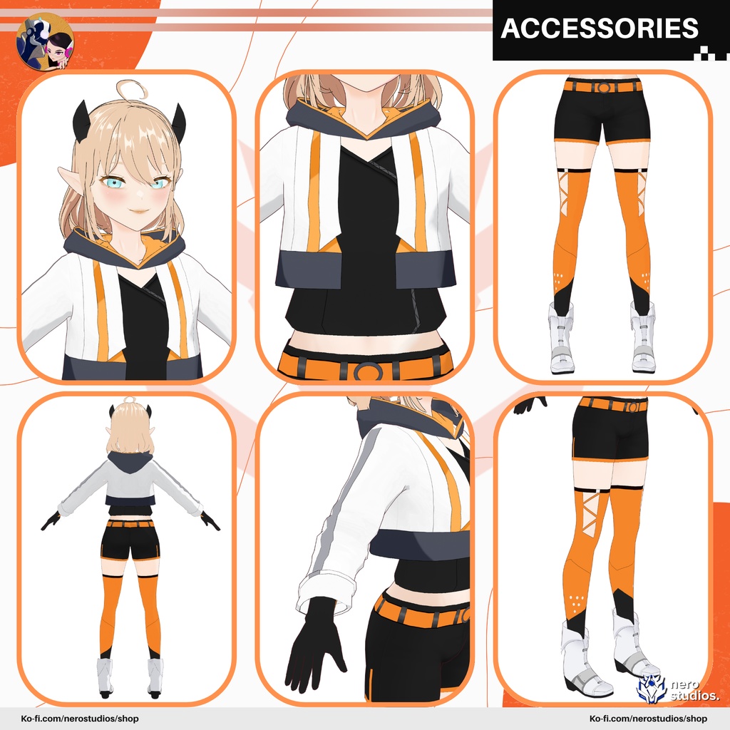 SCIFI DEMON GIRL CYBERPUNK SEXY ANIME GIRL SUCCUBUS ELF (VROID FILE)/ 空想科学小説 鬼 女の子 サイバーパンクセク シー アニメの女の子サ キュバス エルフ