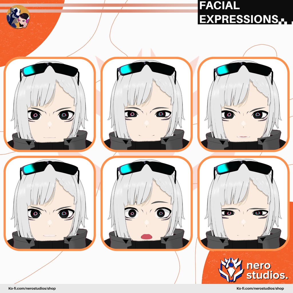 SCIFI CYBERWEAR FUTURISTIC OUTFIT BOY URBAN STYLE (VROID FILE) / 都市 SF サイバーウェア 未来的な 服装 男の子 アーバンスタイル パーカー コート