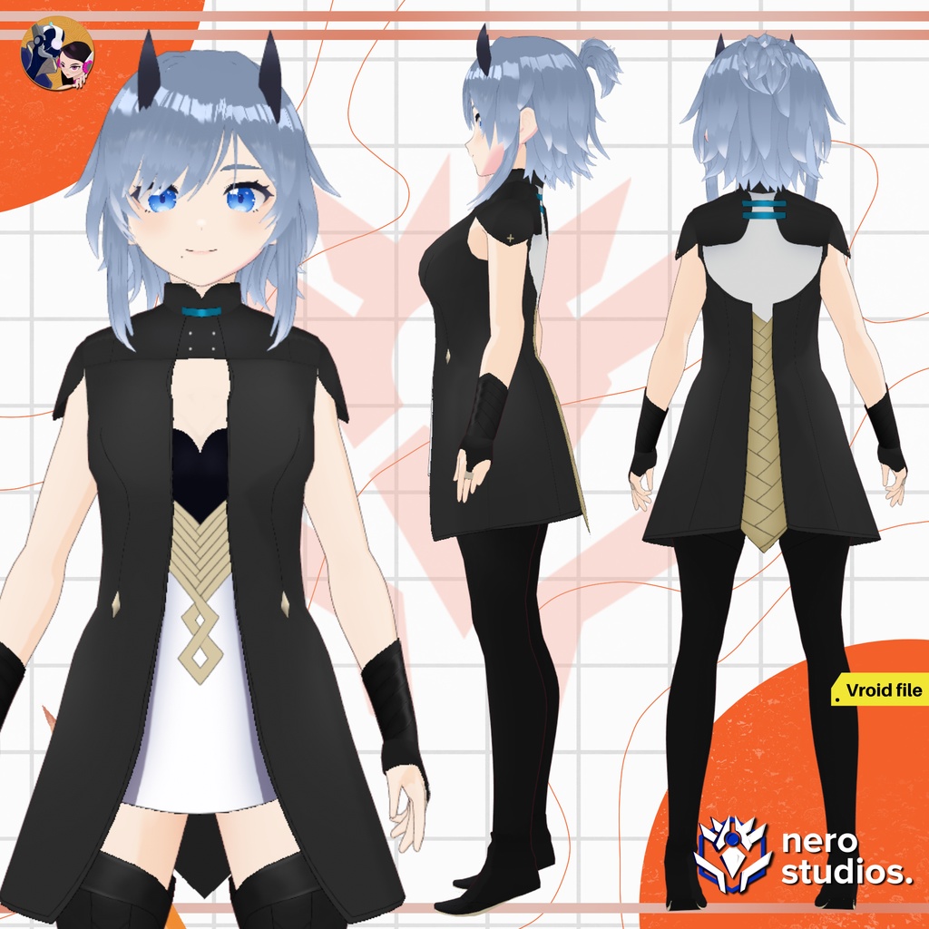 FANTASY RPG VROID MODELS, VTUBERS RPG, WARRIORS (VROID FILES) / 【#VRoid】ファンタジーRPG, VRoid models, ファンタジー系 魔法使い 武士 ブーツ VRoid用衣装