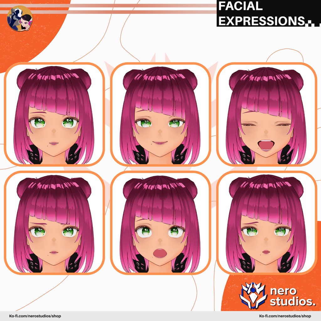 SCIFI GIRL BODYSUIT, CUTE PINK OUTFIT GLOW CAT GIRL, SCIFI BODY SUIT (VROID FILES) / SF 女の子 ボディスーツ かわいい ピンク 服装 猫娘 未来的な