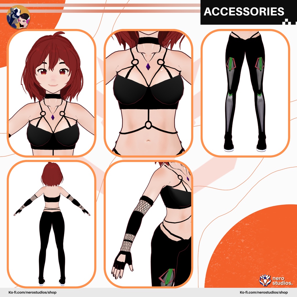 SCIFI GIRL BODYSUIT, CUTE PINK OUTFIT GLOW CAT GIRL, SCIFI BODY SUIT (VROID FILES) / SF 女の子 ボディスーツ かわいい ピンク 服装 猫娘 未来的な