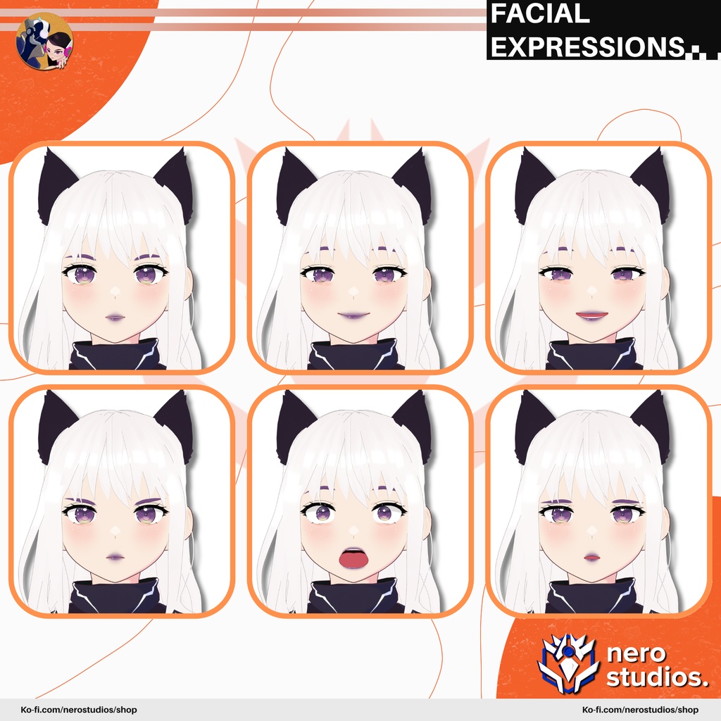 SCIFI BODYSUIT DRESS TECH GEAR SEXY CUTE CELL SHADED ANIME CAT GIRL OUTFIT FULL SET (VROID FILE) / SF 猫 女の子 猫耳 ボディスーツ 赤 ドレス セクシー かわいい ハイヒール テックウェア