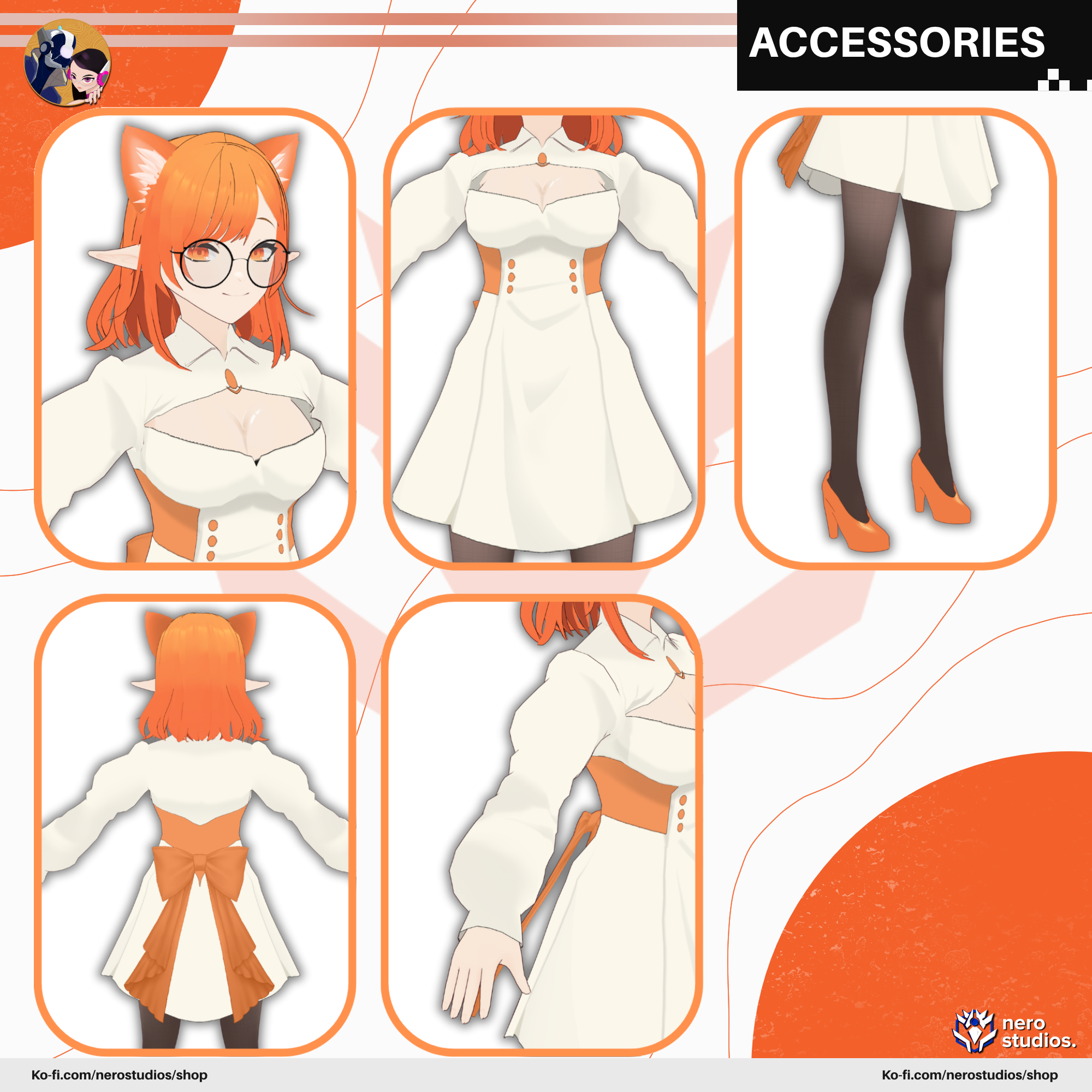 CAT GIRL VTUBER MODEL, CAT EARS, VROID CLOTHES, VTUBER MODEL, VROID ...