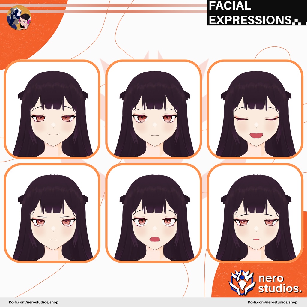 ASIAN MAGICAL CUTE AND SEXY DRESS GIRL OUTFIT ASIAN ORIENTAL ANIME STYLE CEL SHADED HAIRSTYLE PRESET (VROID FILE) / 和風 かわいい ドレス 魔法の 女の子 和服 オリエンタル 3DCG