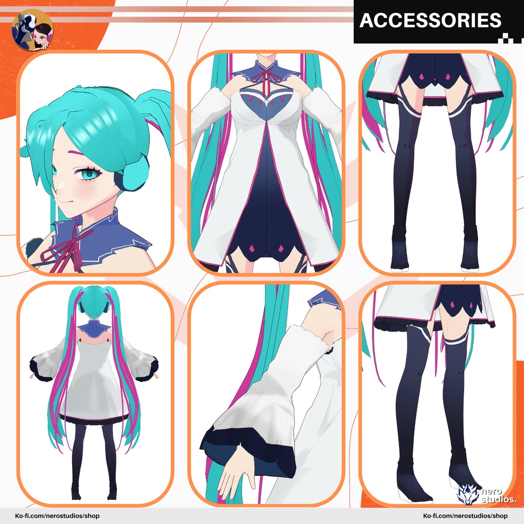 VROID HALLOWEEN COSTUMES VROID MODELS RAIDEN SHOGUN ELF FAIRY CUTE DRESS FANTASY DREAMY HALLOWEEN COSPLAY ZOMBIE GIRL SEXY BEE (VROID FILES) / ハロウィン衣装 コスプレ 雷電 エルフ ファンタジー ストッキング モンスター娘