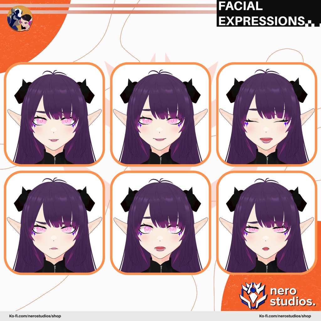 GOTHIC DEMON GIRL HALLOWEEN PUNK COSTUME SUCCUBUS FULL OUTFIT VAMPIRE VROID HALLOWEEN COSTUMES SEXY (VROID FILES) / 3Dモデル ハロウィン衣装 ゴシック 女の子 ヴァンパイア サキュバス