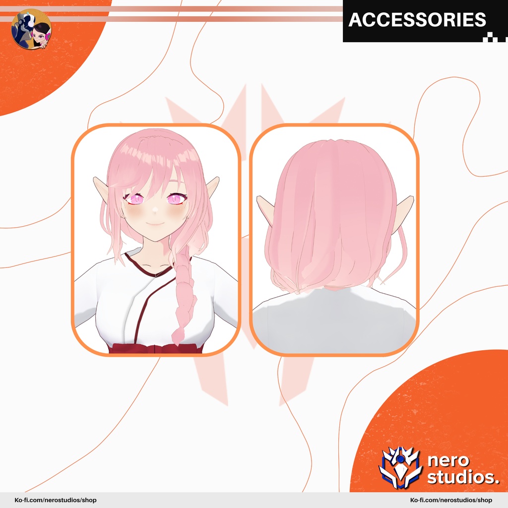 ISEKAI MAGIC NEW WORLD, OTHERWORLD MAGIC VROID PACK | VTUBER MODEL | FANTASY COSTUME (VROID FILES) / 異世界マジックVRoidパック | VTuberモデル | ファンタジー衣装 (.vroidファイル付き)