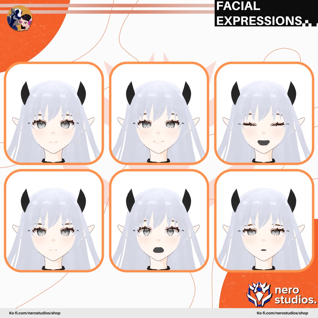 DEMON QUEEN SKELETON GOTH GIRL FEMALE DARK SEXY BODYSUIT FULL SET PRESET HAIRSTYLE (VROID FILE) / 鬼 サキュバス スケルトン ゴシック 女の子 ハロウィン衣装 ボディスーツ ストッキング