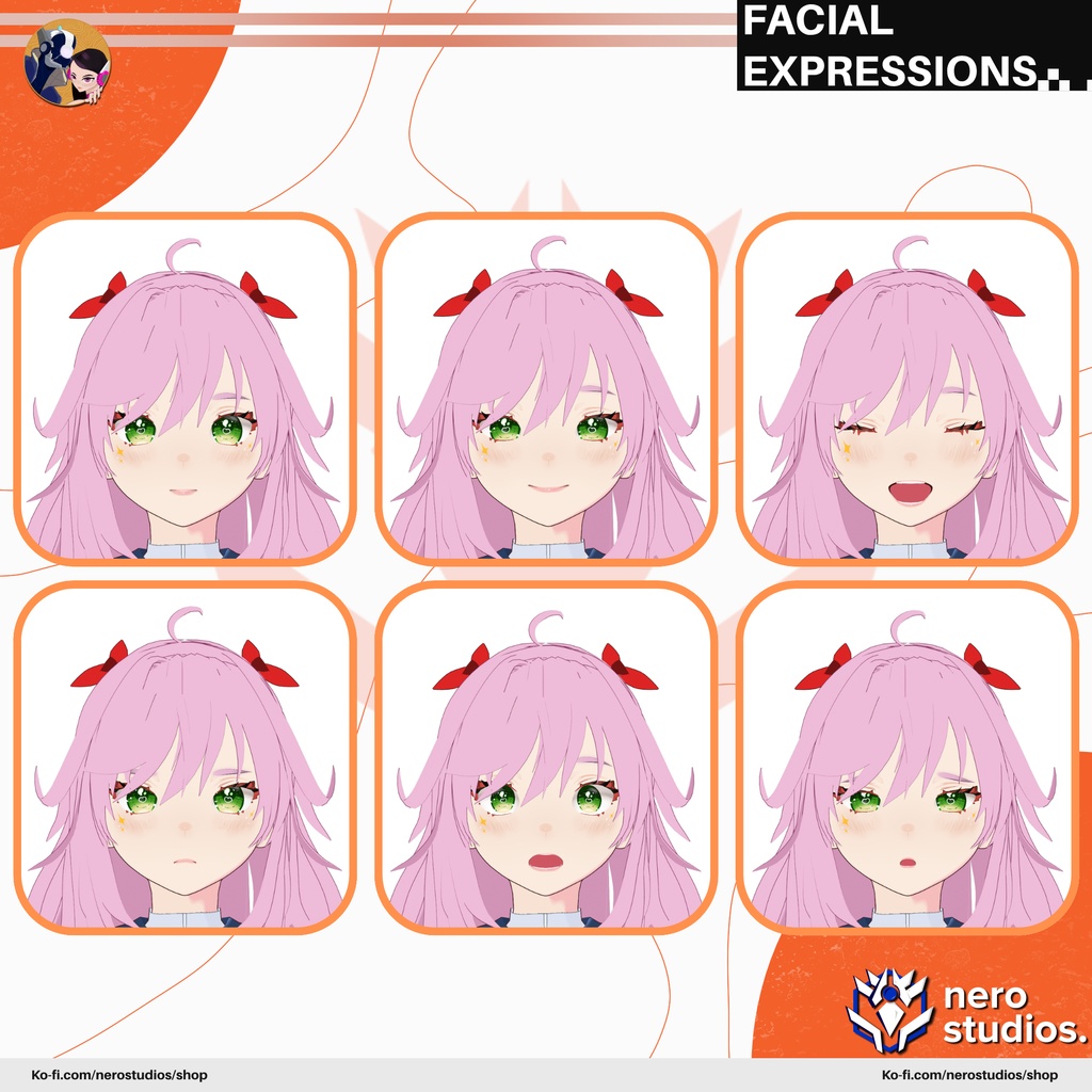 ART CLASS CUTE GIRL SCHOOL UNIFORM PINK HAIR FORMAL SUIT ACADEMY ANIME STYLE GREEN HAIR (VROID FILES) / 制服 女子高生 スカート 髪型 女の子 ストッキング コート ピンクの髪 緑の髪