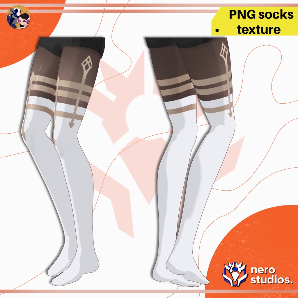 CIRCUS ELEGANT STOCKINGS SEXY CUTE QUEEN VROID CLOTHING (VROID TEXTURE) / 女王 サーカス エレガント ストッキング ソックス セクシー 女の子 タイツ