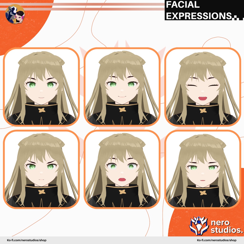 WINTER UNIFORM CUTE GIRL JAPANESE STYLE ELEGANT DRESS (VROID FILE) / 和風 エレガント ミリタリー 冬 服装 制服 かわいい ドレス