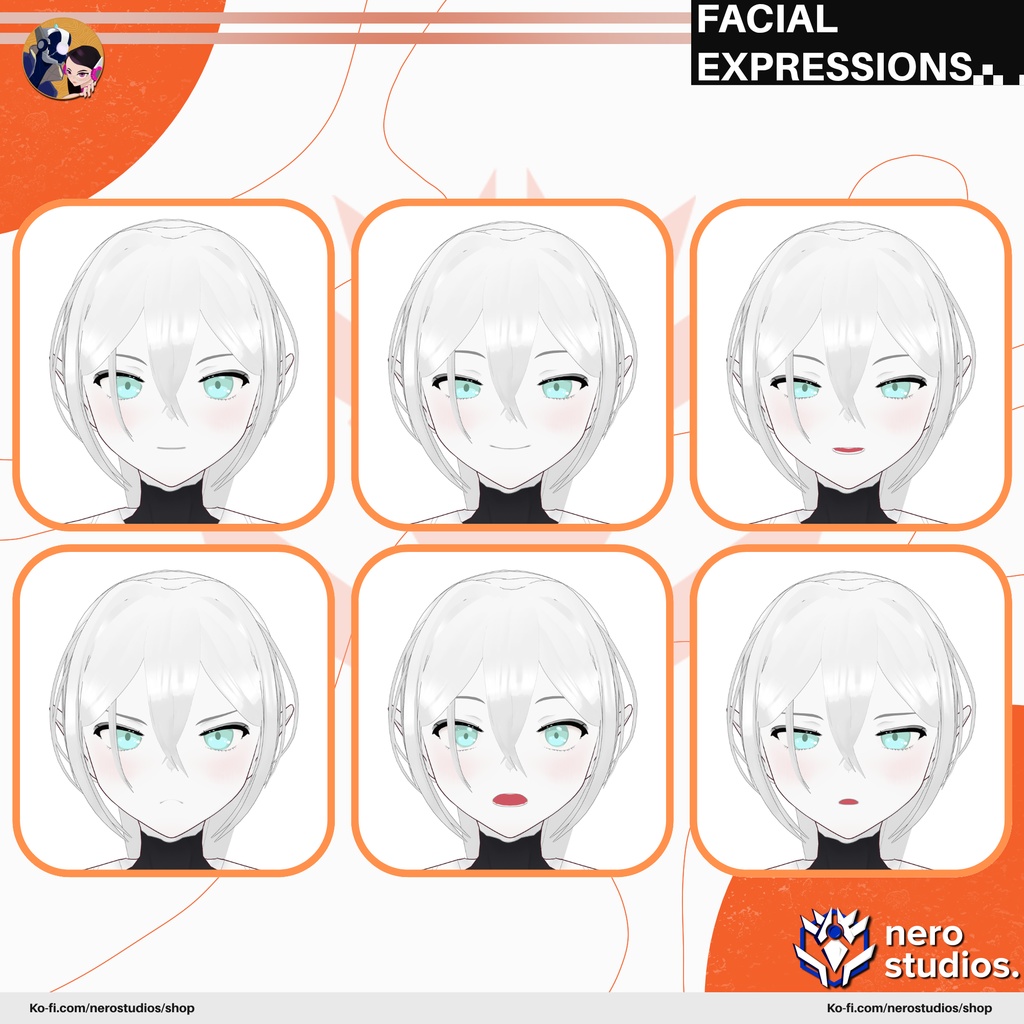 ELEGANT WHITE SUIT HIGH BOOTS TIGHT FIT URBAN ELF JACKET HIGH PONY TAIL FULL TEXTURE PRESET OUTFIT FOR VROID (VROID FILE) / 3Dモデル かわいい 髪型 女の子 エレガント スーツ タイツ