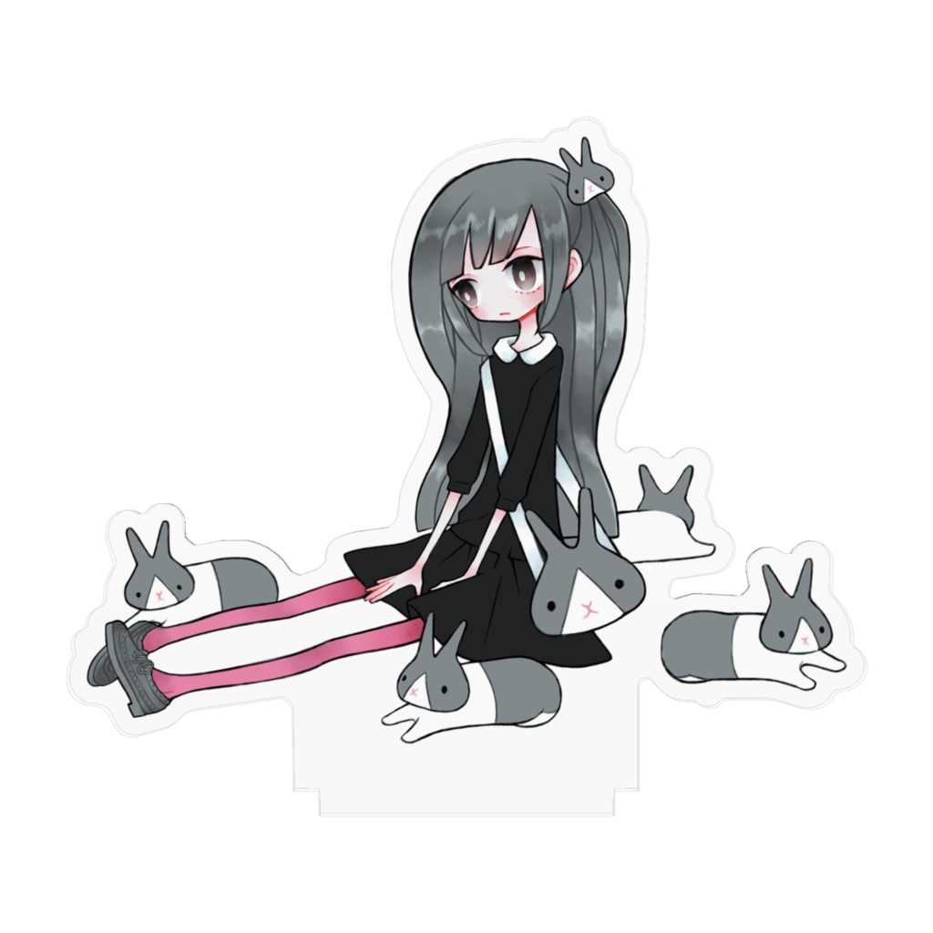 パンダウサギさんアクリルスタンド