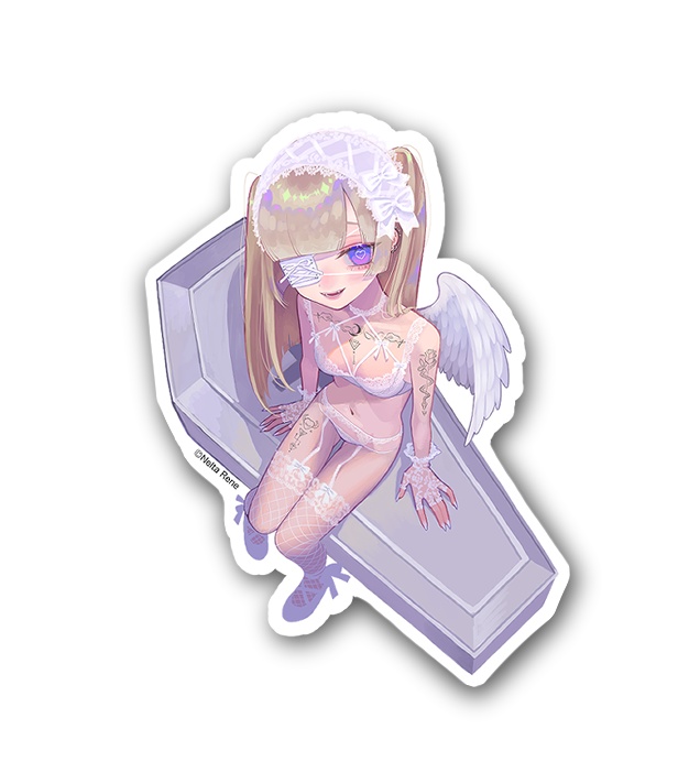 自由ちゃんステッカー