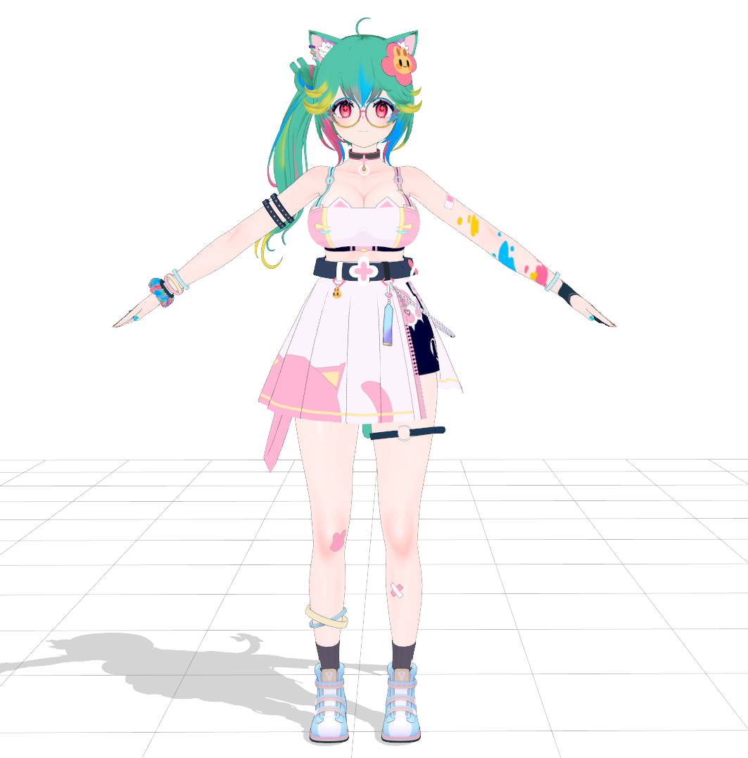 Rosedoodle 3Dモデル（MMD対応） - ちゆき - BOOTH