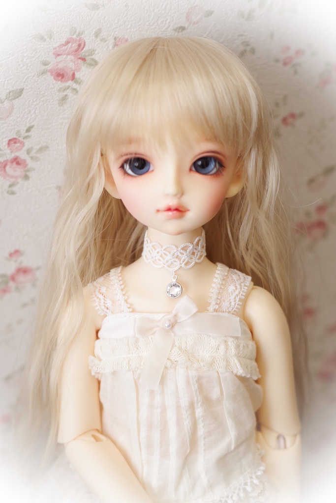 【ドール】タティングレースチョーカー「Sageセージ(A)」