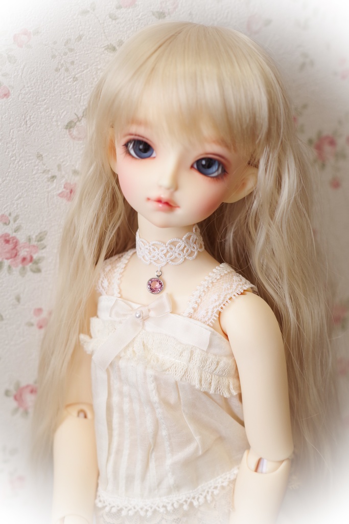 【ドール】タティングレースチョーカー「Sageセージ(B)」