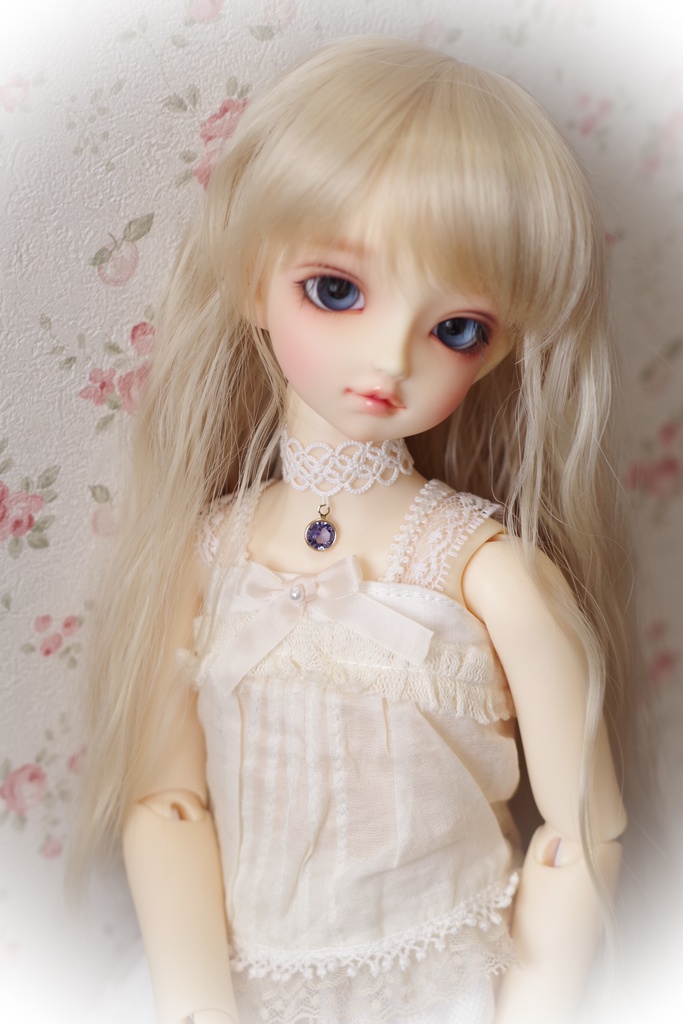 【ドール】タティングレースチョーカー「Sageセージ(E)」