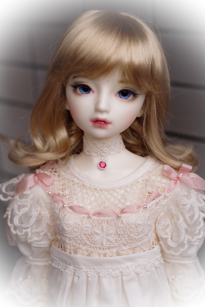 【ドール】タティングレースチョーカー「Sageセージ(F)」