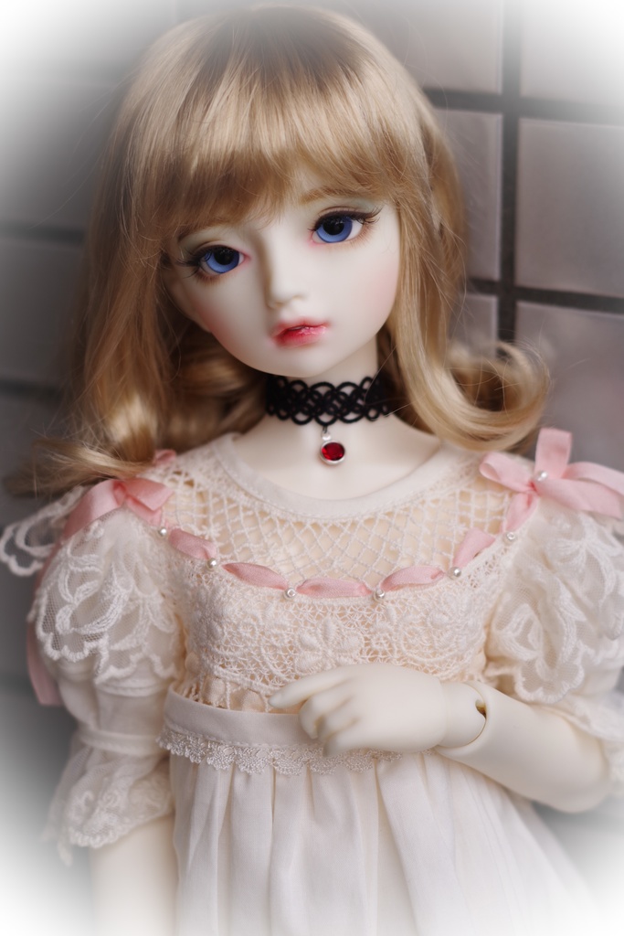 【ドール】タティングレースチョーカー「Sageセージ(H)」