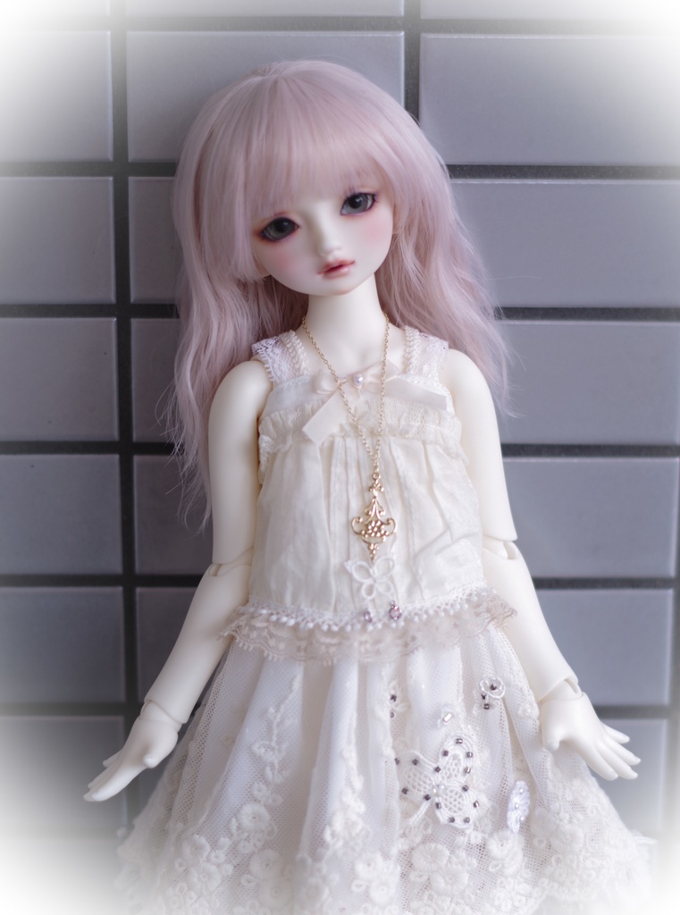 【ドール】タティングレースネックレス「PapillonⅡパピヨンⅡ(A)」