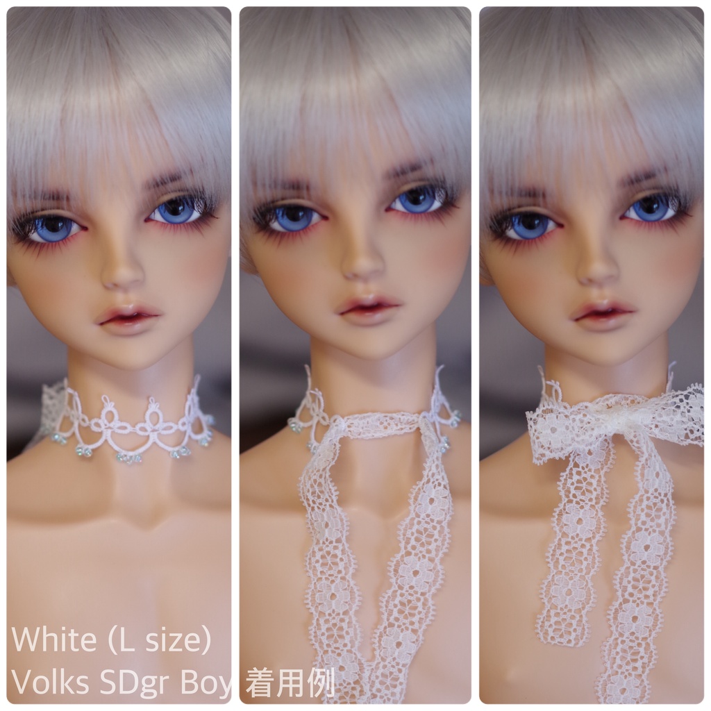 「Raindropレインドロップ」タティングレースチョーカー