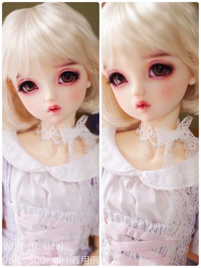 「Raindropレインドロップ」タティングレースチョーカー