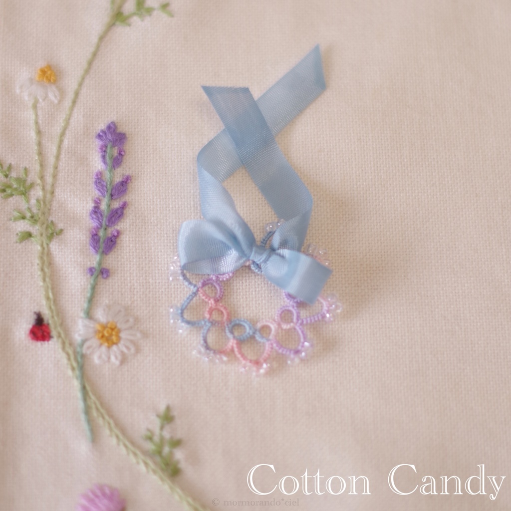 「Raindrop*petitレインドロップ*プティ」タティングレースつけ襟