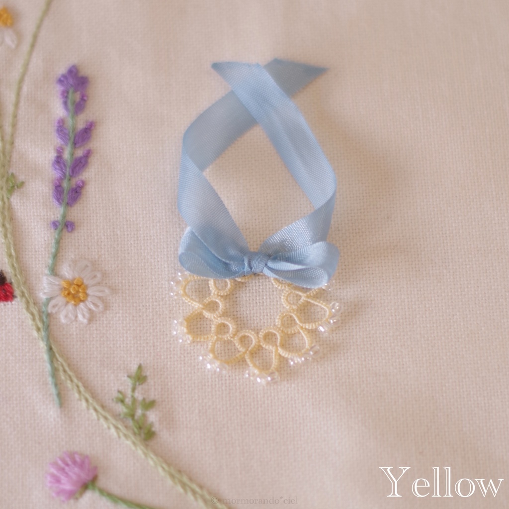 「Raindrop*petitレインドロップ*プティ」タティングレースつけ襟